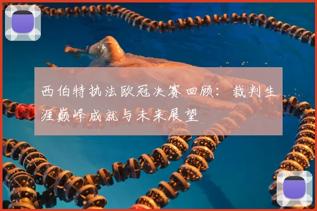西伯特执法欧冠决赛回顾：裁判生涯巅峰成就与未来展望